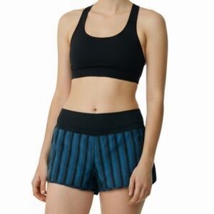 MPG Striped Light Weight Athletic Running Shorts | Size Small